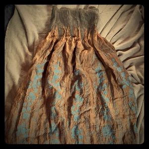 Summer silk dress